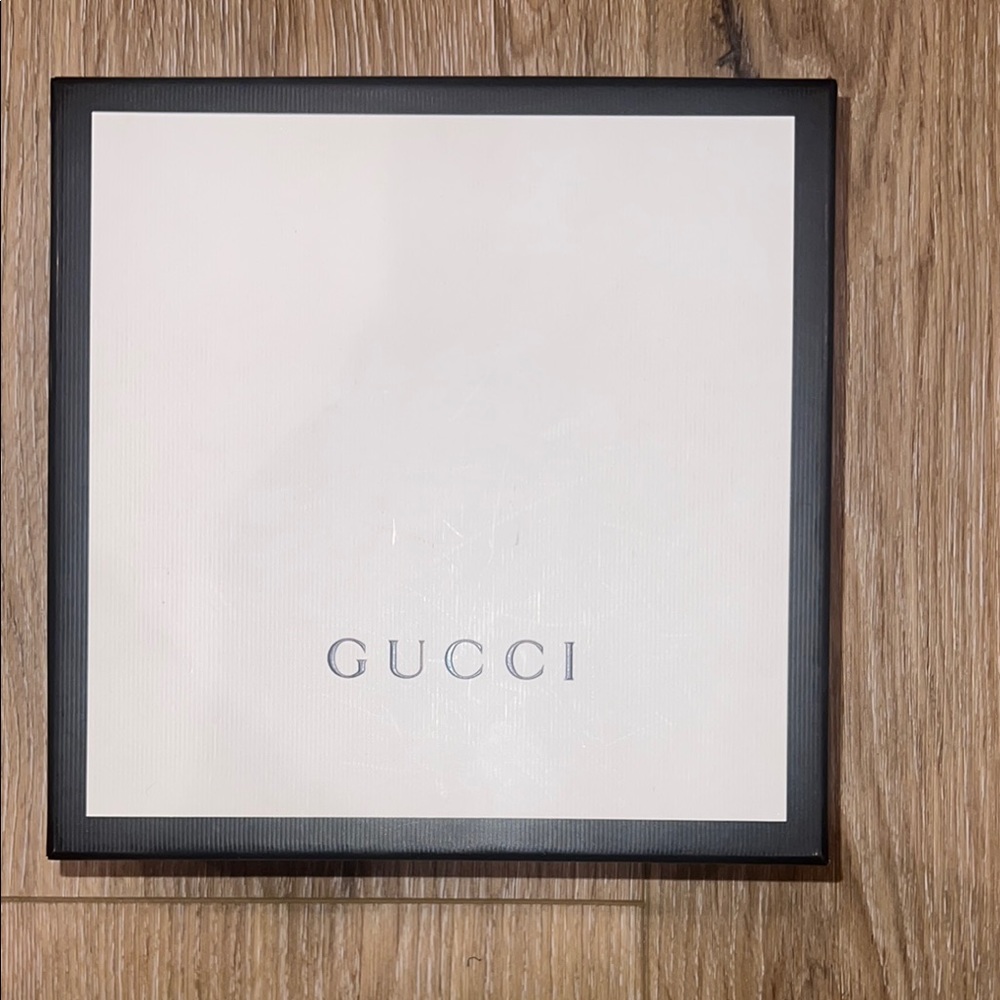 Gucci Black and White Belt Box